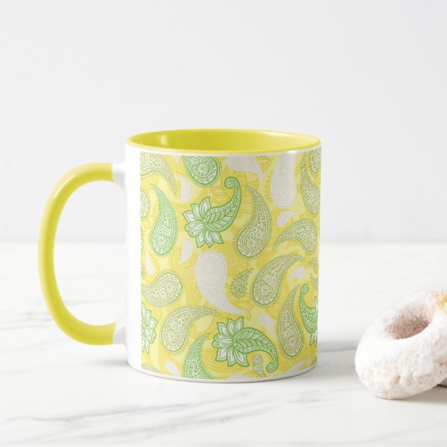 Taza Patrón Paisley (Con donut)