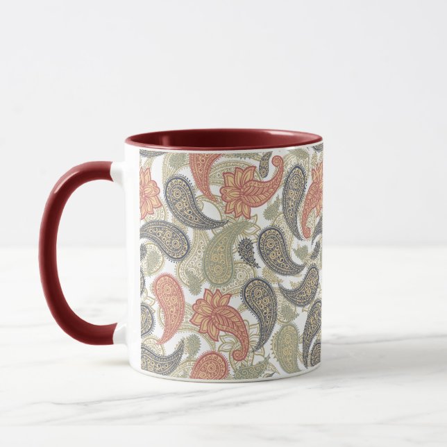 Taza Patrón Paisley (Izquierda)