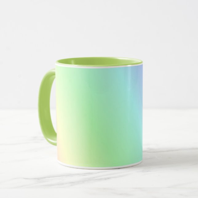 Taza Patrón pastel multicolor (Anverso izquierdo)