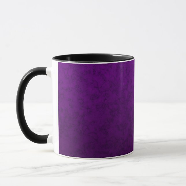 Taza Patrón púrpura de mármol (Izquierda)