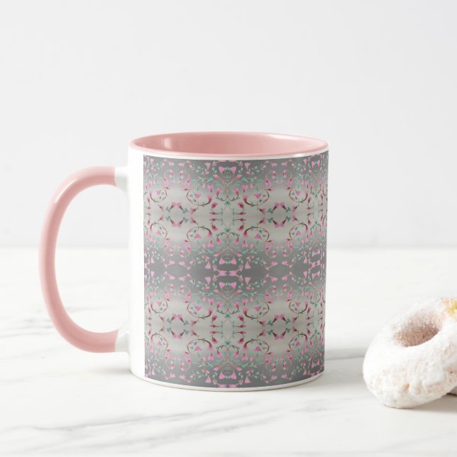 Taza Patrón Rosa Y Bonito (Con donut)
