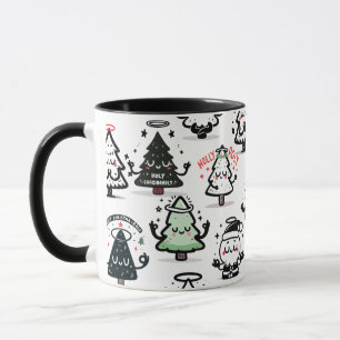 Taza Patrón Sagrado de Chrismaroly – Árboles de Navidad