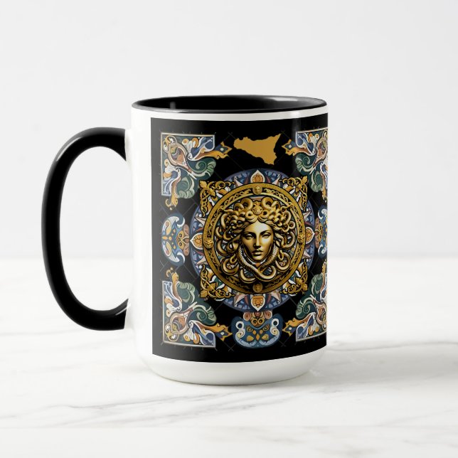 Taza Patrón siciliano de Sicilia (Izquierda)