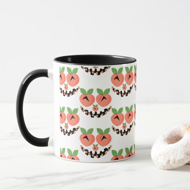 Taza Patrón sin costura (Con donut)