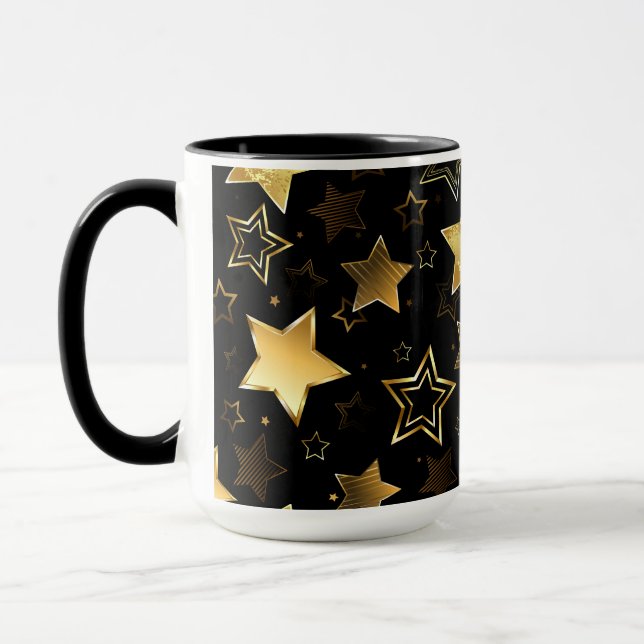 Taza Patrón sin foco con las estrellas doradas (Izquierda)