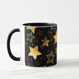 Taza Patrón sin foco con las estrellas doradas