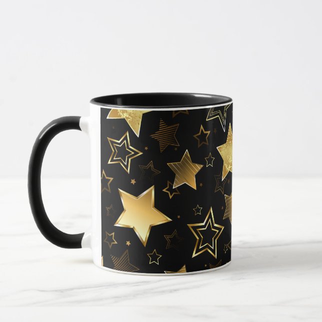 Taza Patrón sin foco con las estrellas doradas (Izquierda)