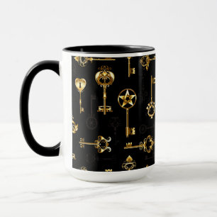 Taza Patrón sin inconvenientes con las teclas de oro