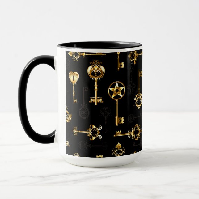 Taza Patrón sin inconvenientes con las teclas de oro (Izquierda)