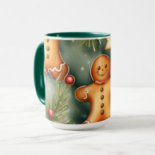 Taza Patrón sonriente de los Navidades de los hombres d