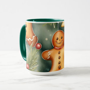 Taza Patrón sonriente de los Navidades de los hombres d