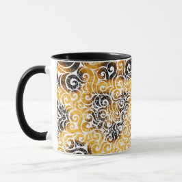 Taza Patrón Swirly Leopard