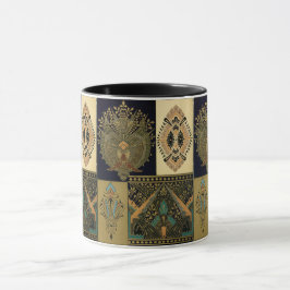 Taza Patrón textil Art Nouveau Christopher dresser