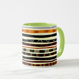 Taza Patrón tribal africano