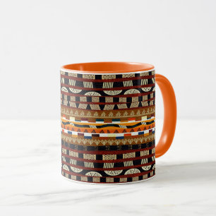 Taza Patrón tribal africano