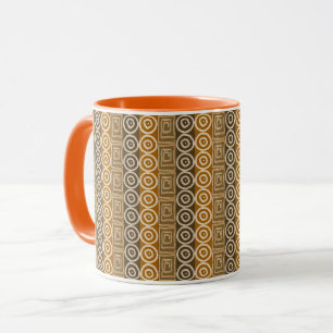 Taza patrón tribal étnico africano