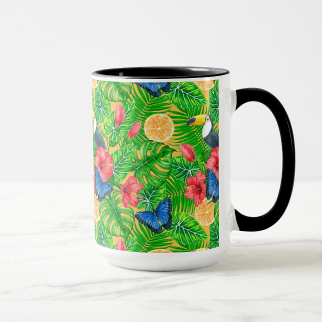 Taza Patrón tropical (Derecha)