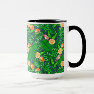 Taza Patrón tropical, colibríes