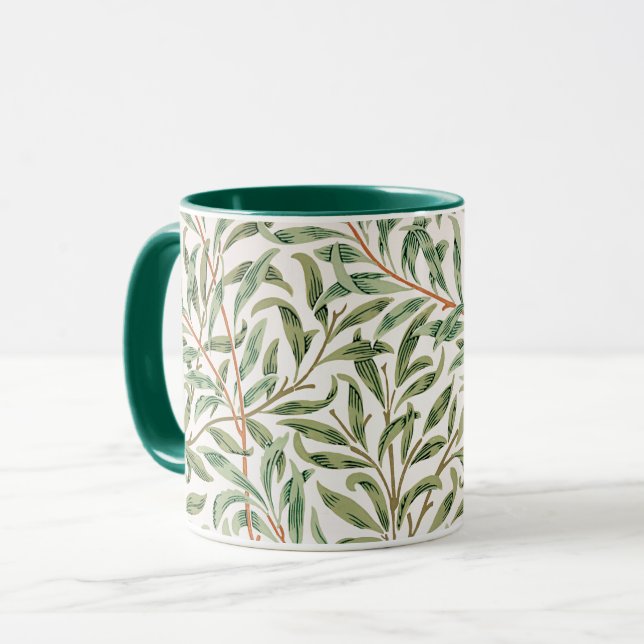 Taza Patrón Willow, café de William Morris Mug (Anverso izquierdo)