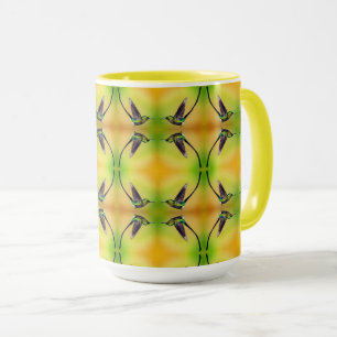 Taza Patrones de colibrí
