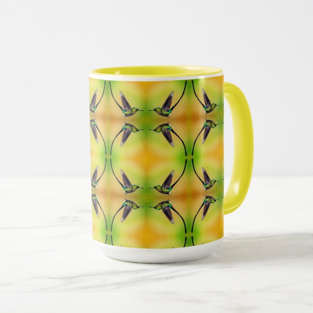 Taza Patrones de colibrí (Anverso derecho)