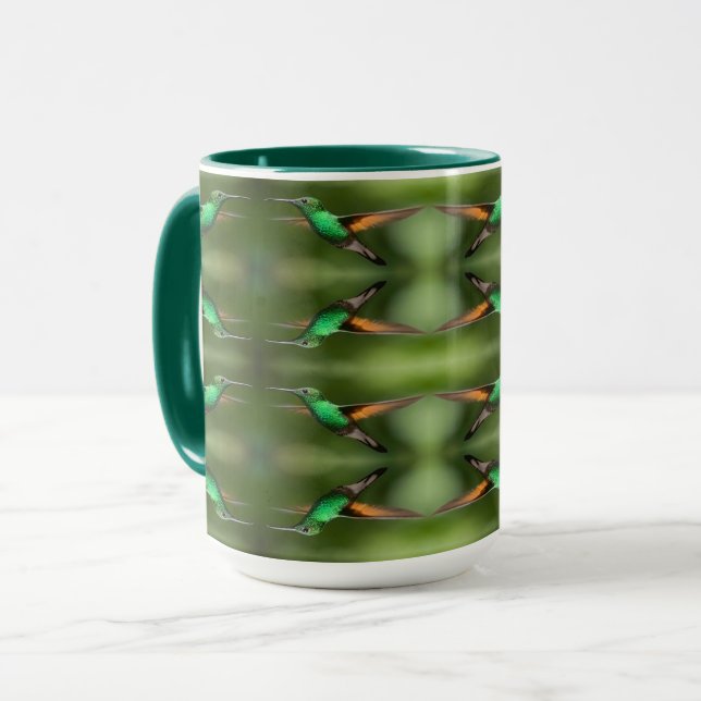Taza Patrones de colibrí (Anverso izquierdo)