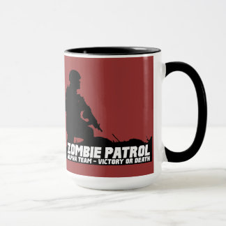 Taza Patrulla del zombi - equipo alfa, victoria o