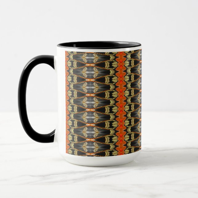 Taza Patterado Con OrangeCoffee Mug (Izquierda)