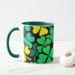 Taza Pattern St. Patrick's Day Clovers