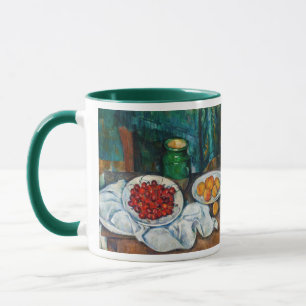 Taza Paul Cezanne - Bodegón con cerezas y melocotones