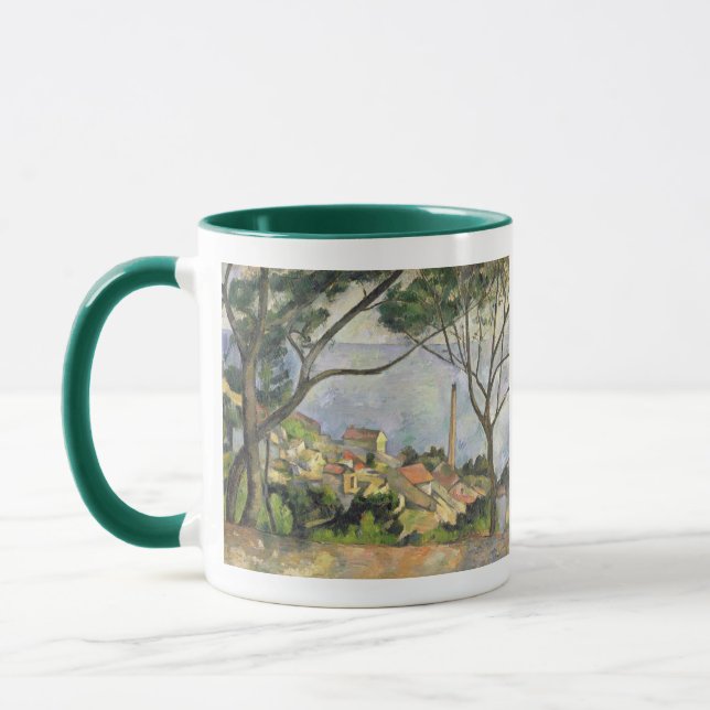 Taza Paul Cezanne el | el mar en el l'Estaque, 1878 (Izquierda)
