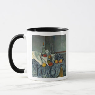 Taza Paul Cezanne el la botella de la hierbabuena,