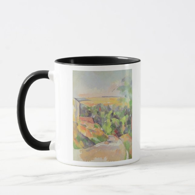 Taza Paul Cezanne el | la curva en el camino, 1900-06 (Izquierda)