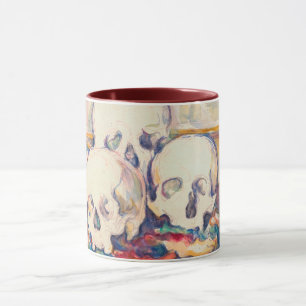 Taza Paul Cezanne - Los tres cráneos acuarela