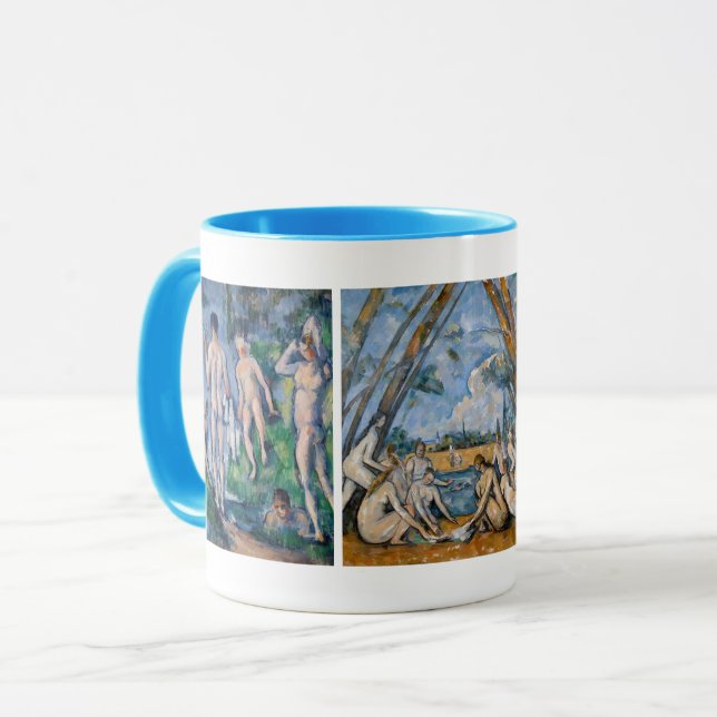 Taza Paul Cezanne - Selección de Maestras del Bathers (Anverso izquierdo)