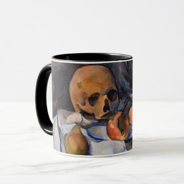 Taza Paul Cezanne - Todavía la vida con Skull (Anverso izquierdo)