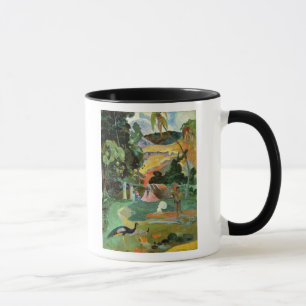 Taza Paul Gauguin el Matamoe o, paisaje con los pavos