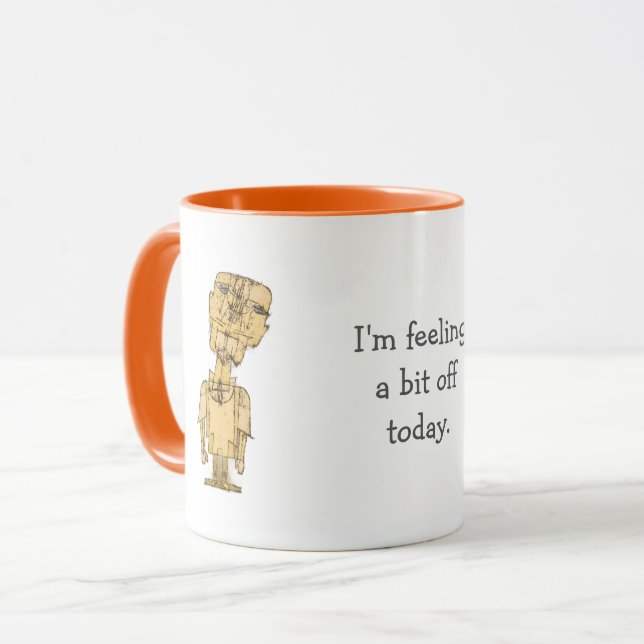 Taza Paul Klee's Genius Funny Phrase Coffee Mug (Anverso izquierdo)