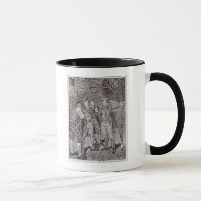 Taza Paul Revere en Lexington (Derecha)