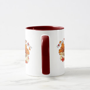 Taza Pavo de Acción de Gracias vegetariano vegano Regal
