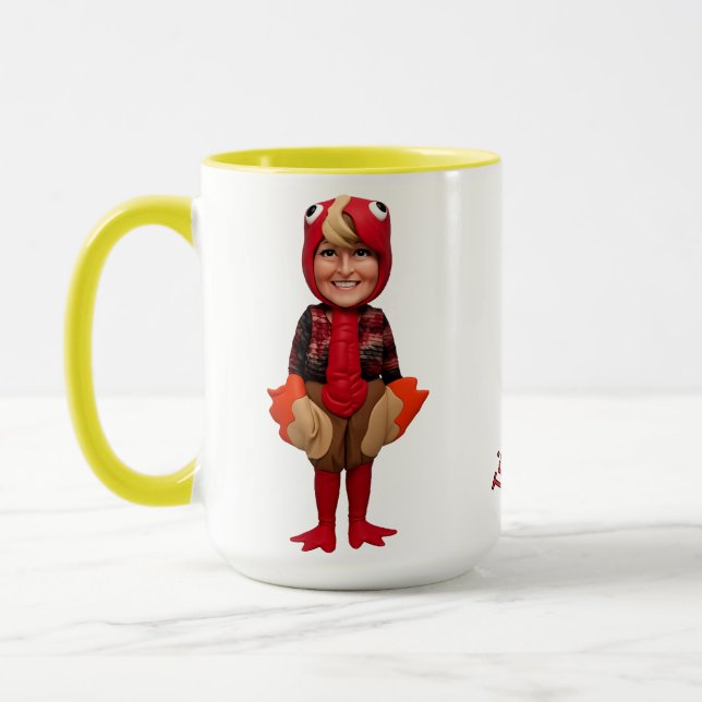 Taza Pavo Fiesta Tricia (Izquierda)