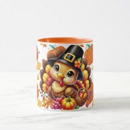 Taza pavo mono 3