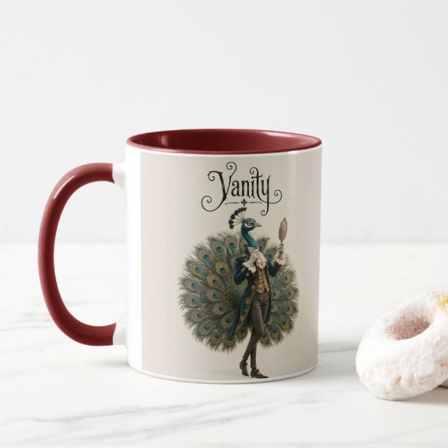 Taza Pavo real Dandy (Con donut)