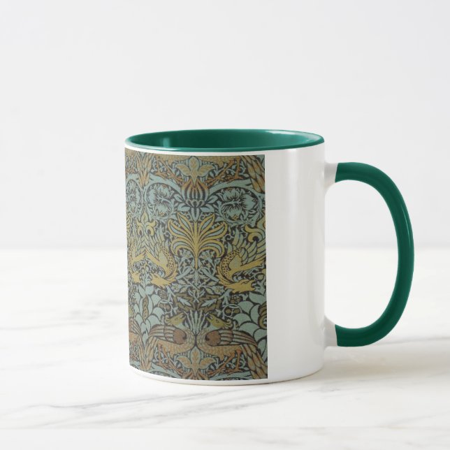 Taza Pavo real y dragón de William Morris (Derecha)