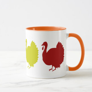 Taza Pavos de la caída