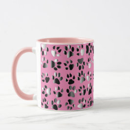 Taza Paw Print Bebidas Mugs