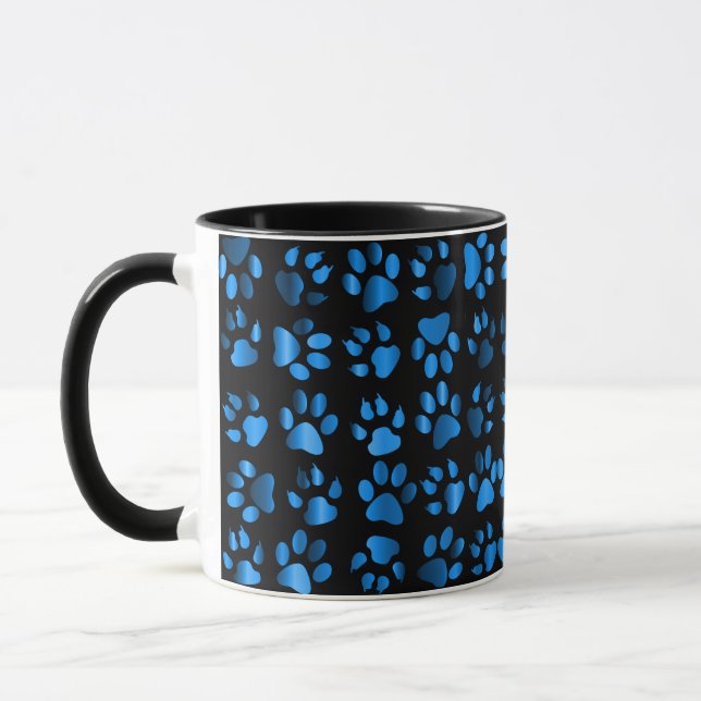 Taza Paw Print Bebidas Mugs (Izquierda)