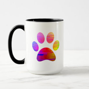 Taza Paw Print Coffee Mug
