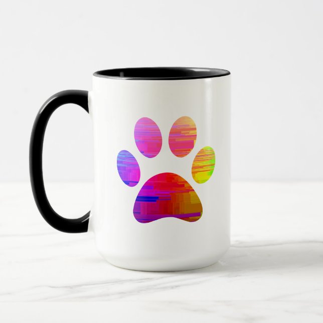 Taza Paw Print Coffee Mug (Izquierda)