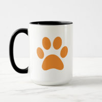 Paw Print Coffee Mug